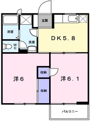 網干駅 徒歩7分 2階の物件間取画像